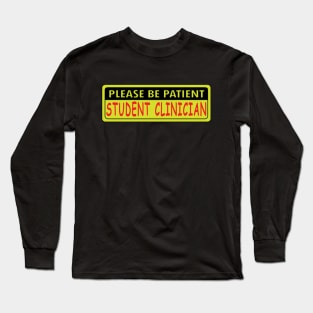 Student Clinician Long Sleeve T-Shirt